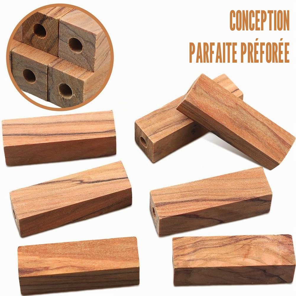 Lot de 20 tiges en bois de 7 mm pour travaux manuels, travaux manuels, travaux manuels, travaux manuels, travaux manuels, travaux manuels, travaux manuels, fabrication de stylos et stylos