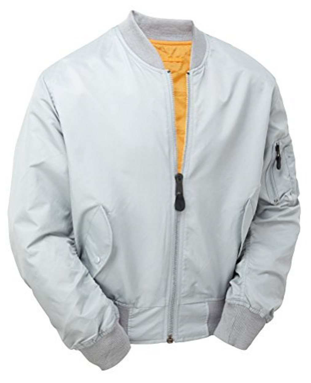 MA1 Flight Non-Padded Light Bomber Jacket - Silver (M)