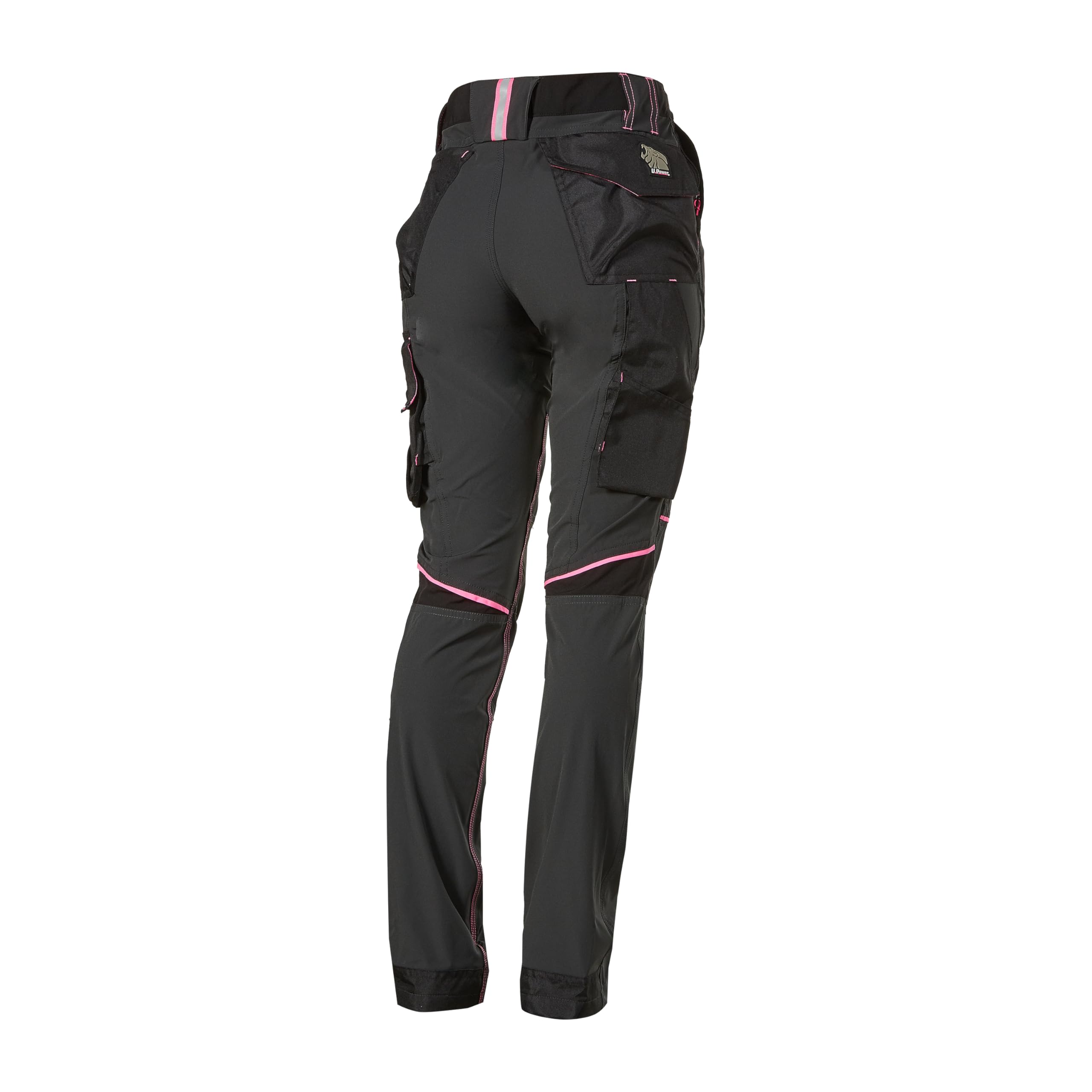 U-POWER FU189GF-3XL - Pantalones U-4 FUTURE modelo WORLD Grey Fucsia Talla 3XL