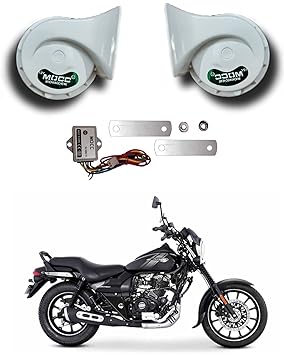 Auto Addict Bike Scooty Mocc Horn (Set of 2 Pcs) For Bajaj Avenger Street 160