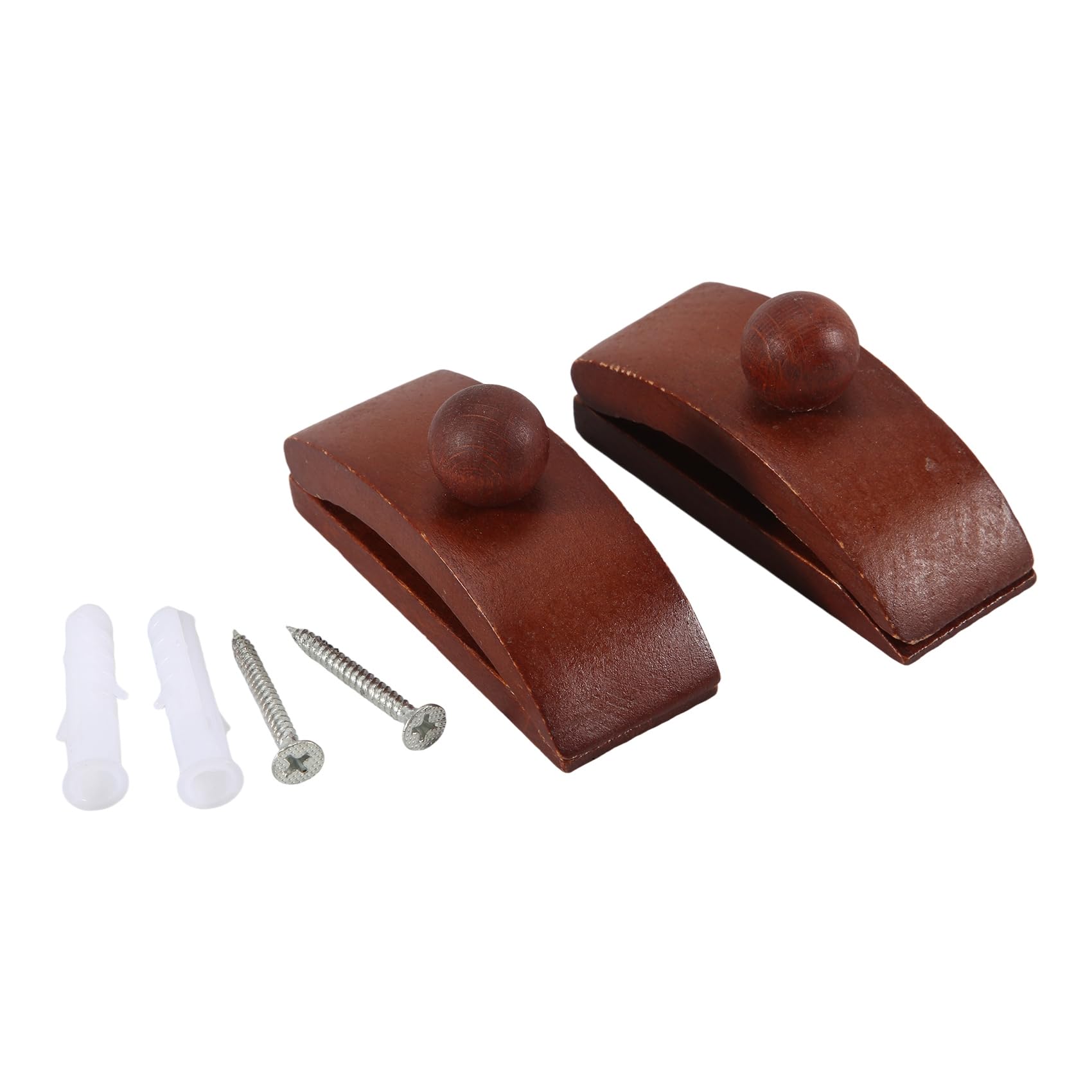 Vjsujehgy Tapestry Hangers,Quilt Hangers for Wall Hangings,Blanket Hanger Clamps,Carpet Rug Display, Wooden Wall Clips 2pack