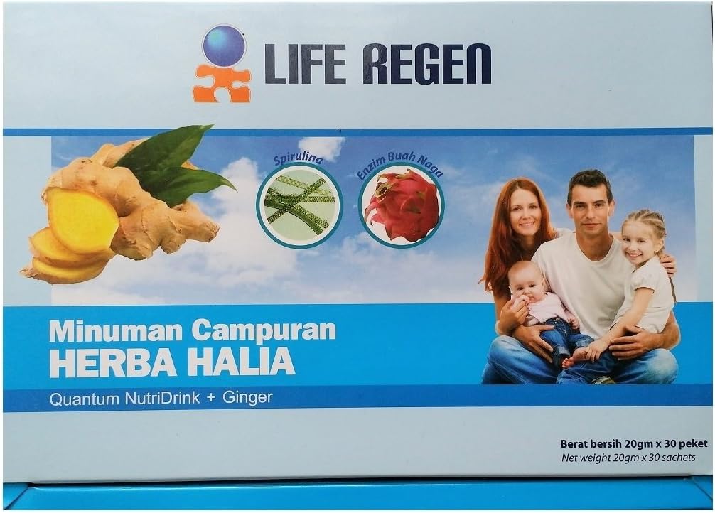 Liquid Nutrition LIFE REGEN Quantum Nutridrink + Ginger 695g Blue