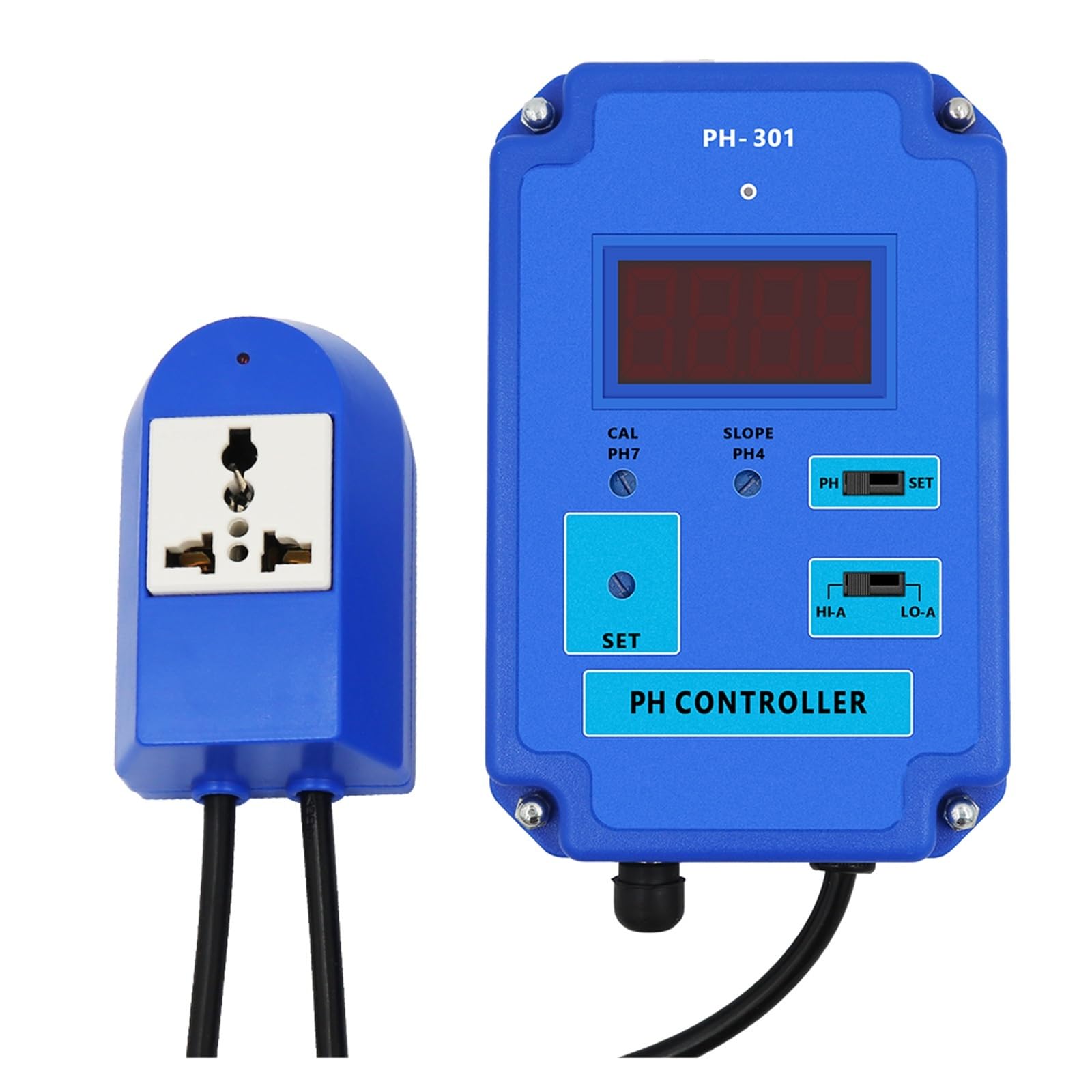 Contrôleur de pH numérique PH-301, testeur pureté l'eau, détecteur d'acidité for aquarium et piscine, Analyse de qualité instantanée