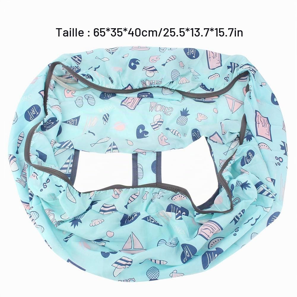 Nikou Couverture de Chaise de Caddie, Coussin Souple de Couverture de siège de bébé de Chariot portatif