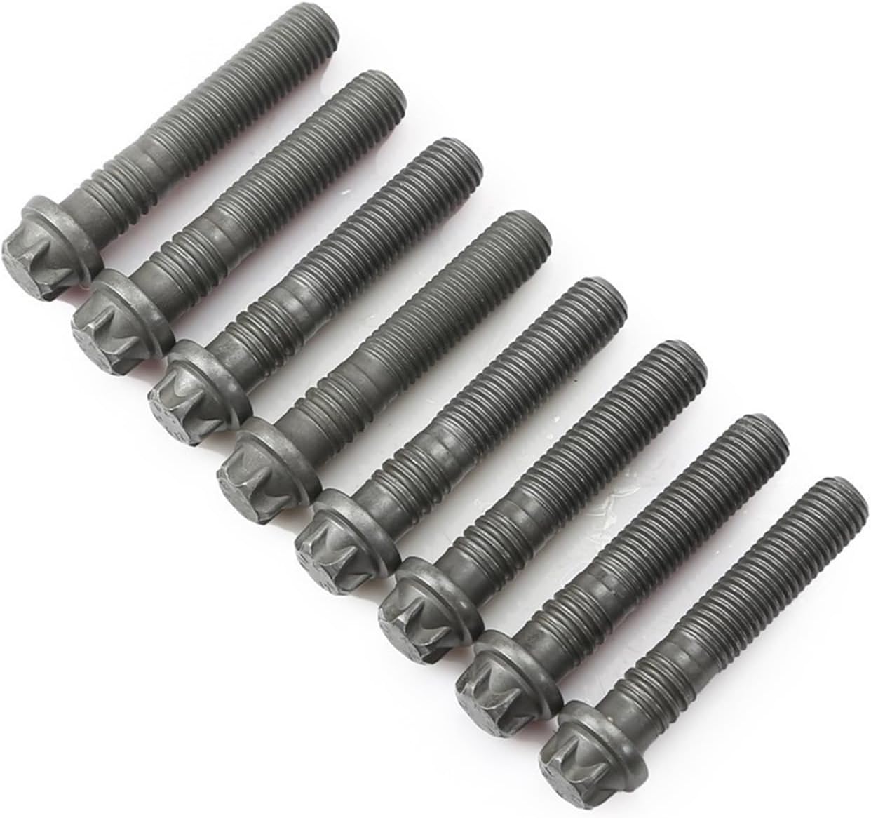 Connecting Con Rod Screws Bolts Kit M9x1.25x47mm Compatible with BMW B38 B48 B58 N20 N55 11241744319 11247589671 Car Accessary (Color : 12 Pcs)
