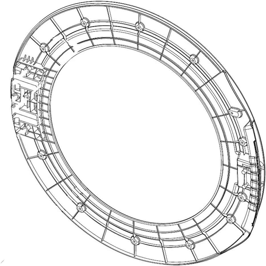 Samsung DC61-02634A Washer Door Glass Retainer Genuine Original Equipment Manufacturer (OEM) Part