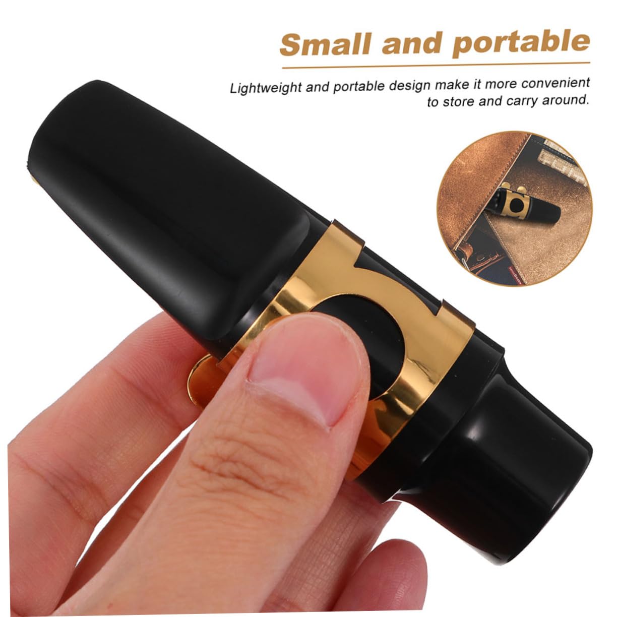 VICASKY 3juegos Kit De Accesorios Para Saxofón Tenor Incluye Boquilla Almohadillas y Tapa Herramienta De Reemplazo Profesional Para Saxofonistas Para Instrumentos Musicales