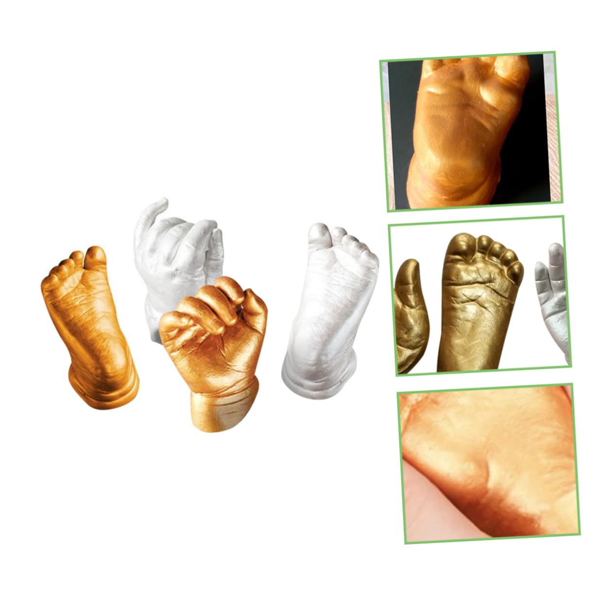 Hand Plaster Kit Baby Hand Casting Kit Easy to Use for Newborn Safe for Baby's Skin