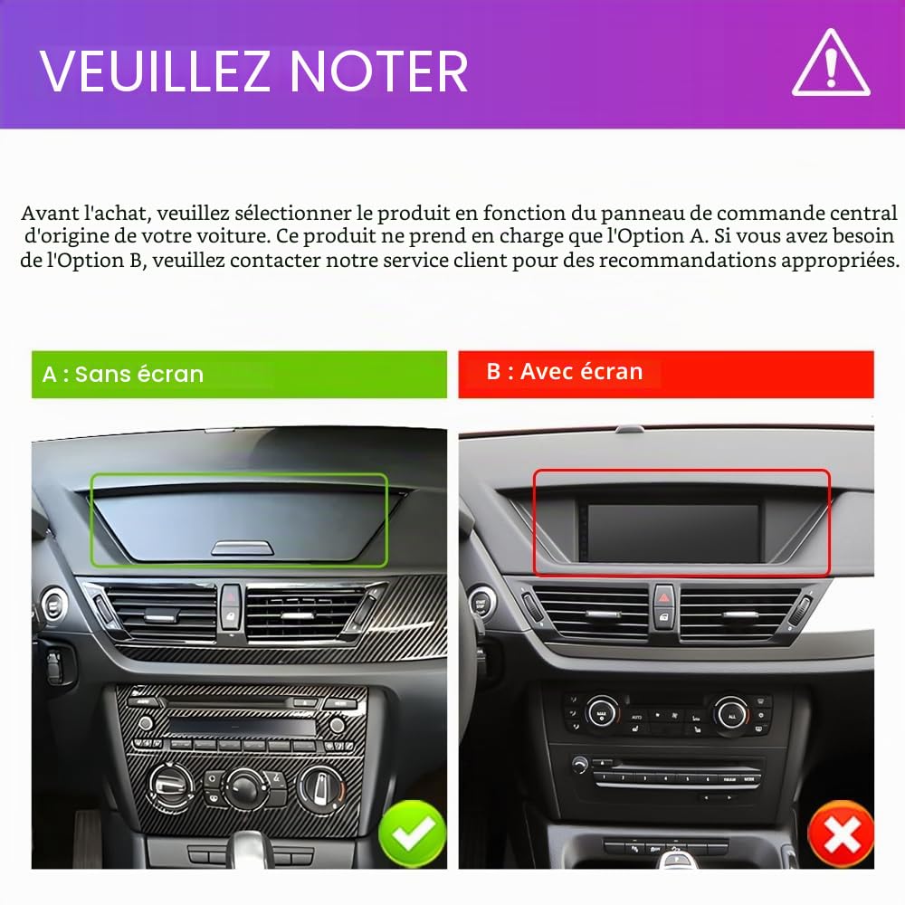 Qualcomm 8 cœurs 4+64 Go Autoradio Android pour BMW X1 E84 2009–2015, Écran Tactile 10,1 Pouces, CarPlay & Android Auto sans Fil, Navigation GPS, Bluetooth 5.0, DSP, Caméra de Recul