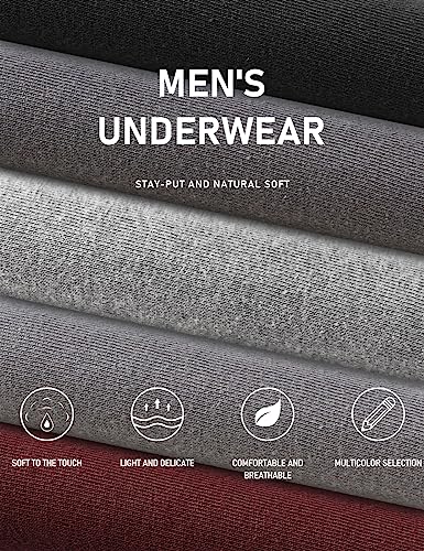 Image of Natural Feelings Boxer Briefs Mens Underwear Men Pack Soft Cotton Open Fly Underwear