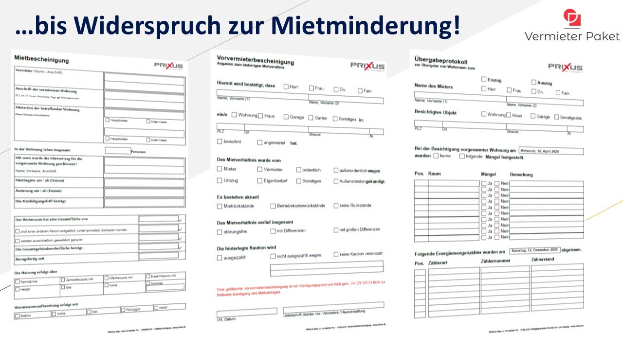 Das Vermieterpaket: Ihr Schlüssel zur mühelosen Vermieterverwaltung! CD-ROM & Kostenlose Online Updates.