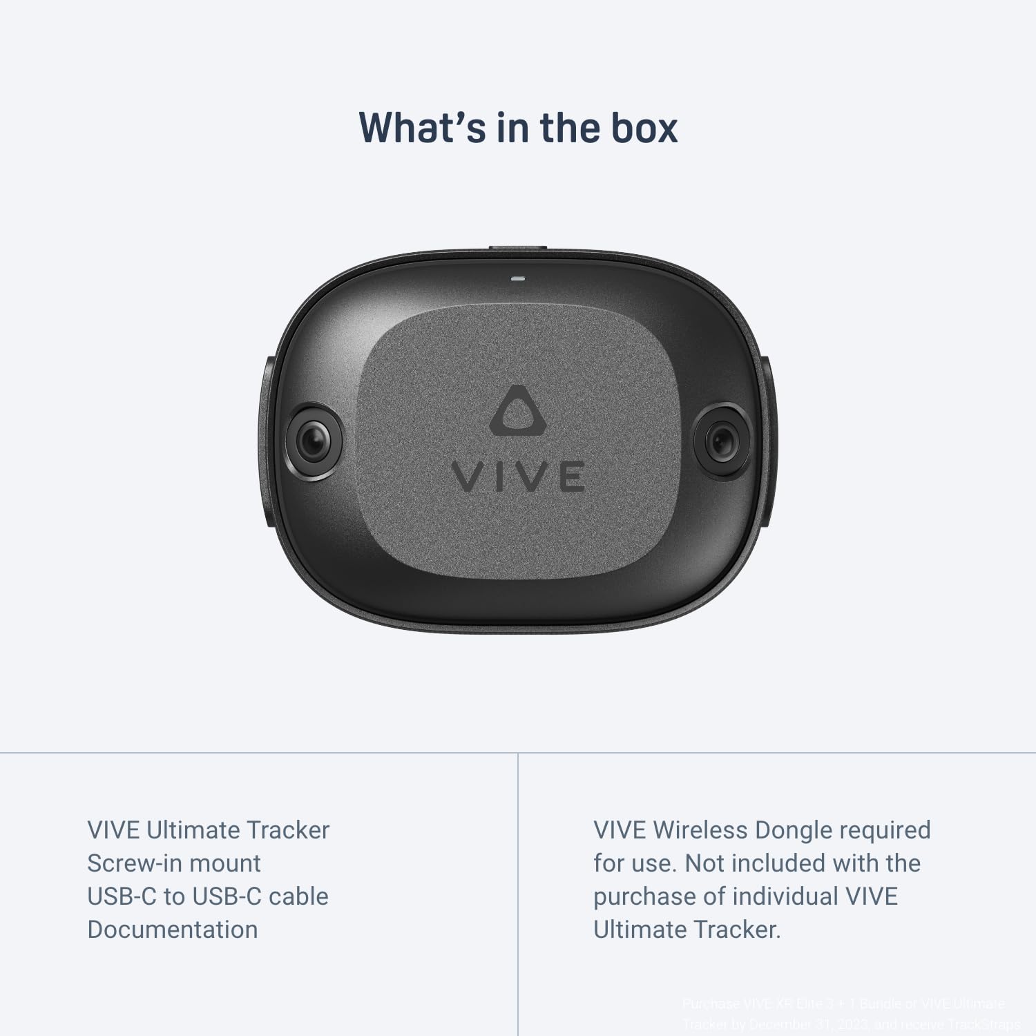 HTC VIVE Ultimate Tracker Single Unit - Hepsi Bir Arada XR