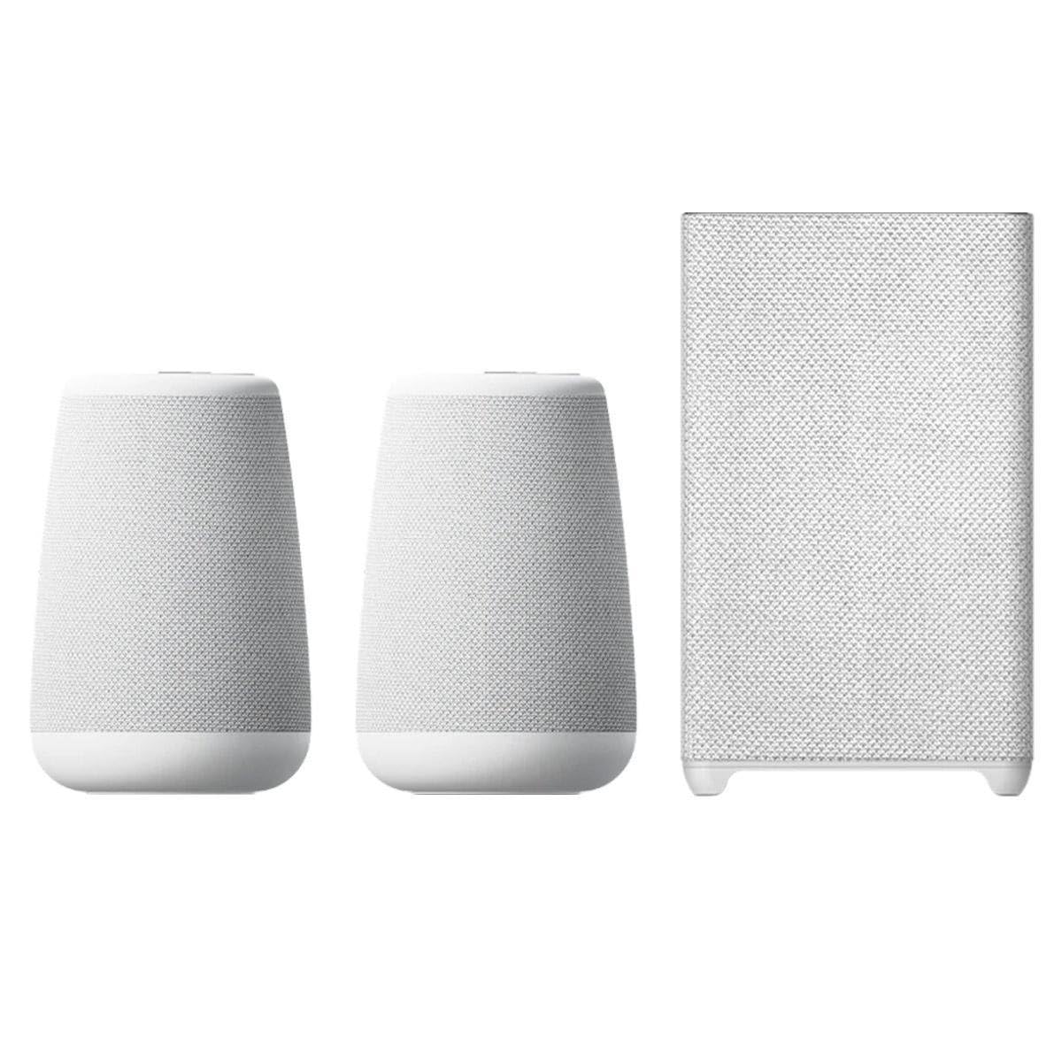 Nonic Homatics Sound & Sound 2.1 TWS Altoparlante Bluetooth con Dolby Audio | 2 altoparlanti da 15 W con subwoofer da 40 W | True Wireless Stereo Sound & 360 gradi | Compatibilità universale