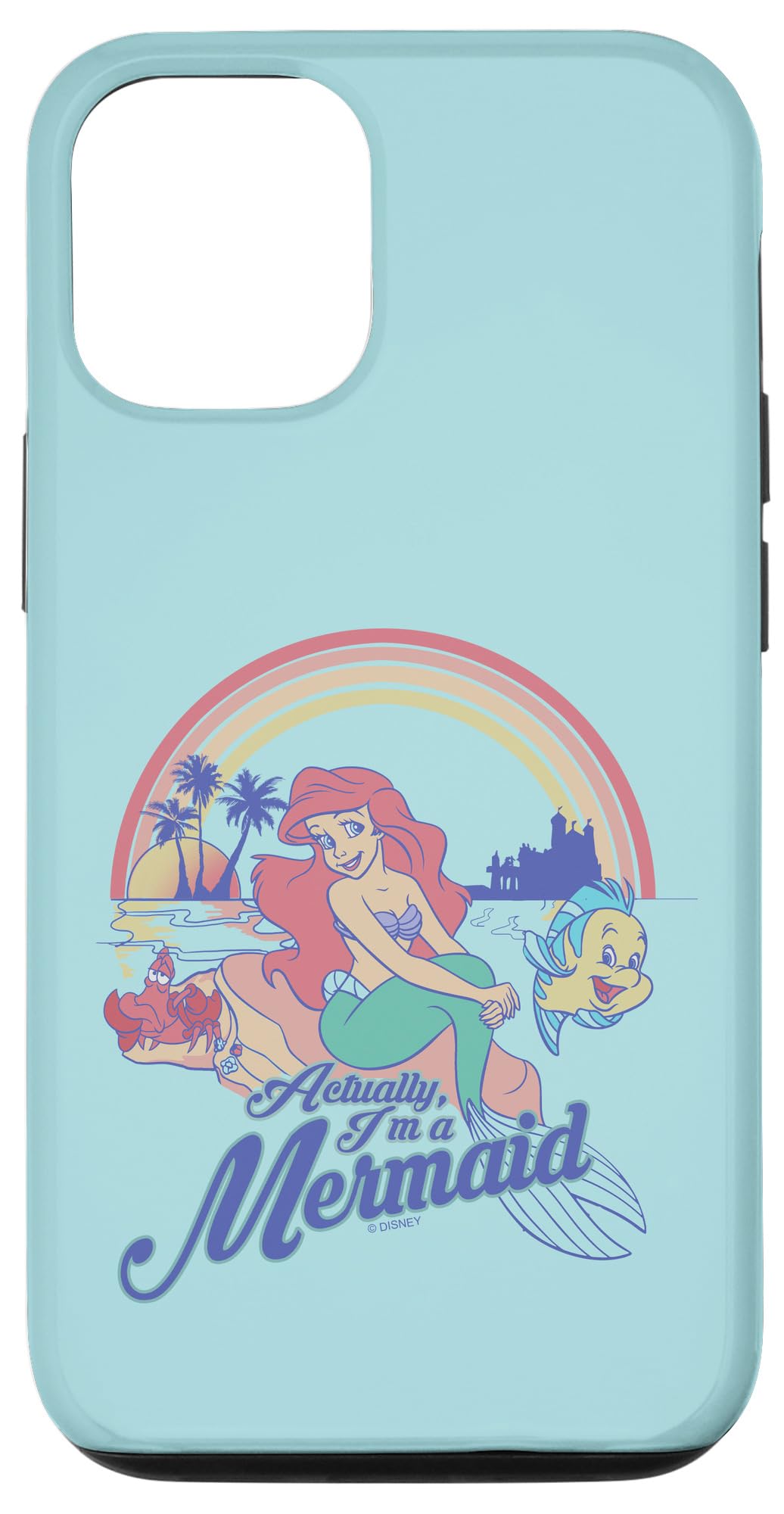 Coque iPhone 12 Pro Ariel Disney La Petite Sirène rigide