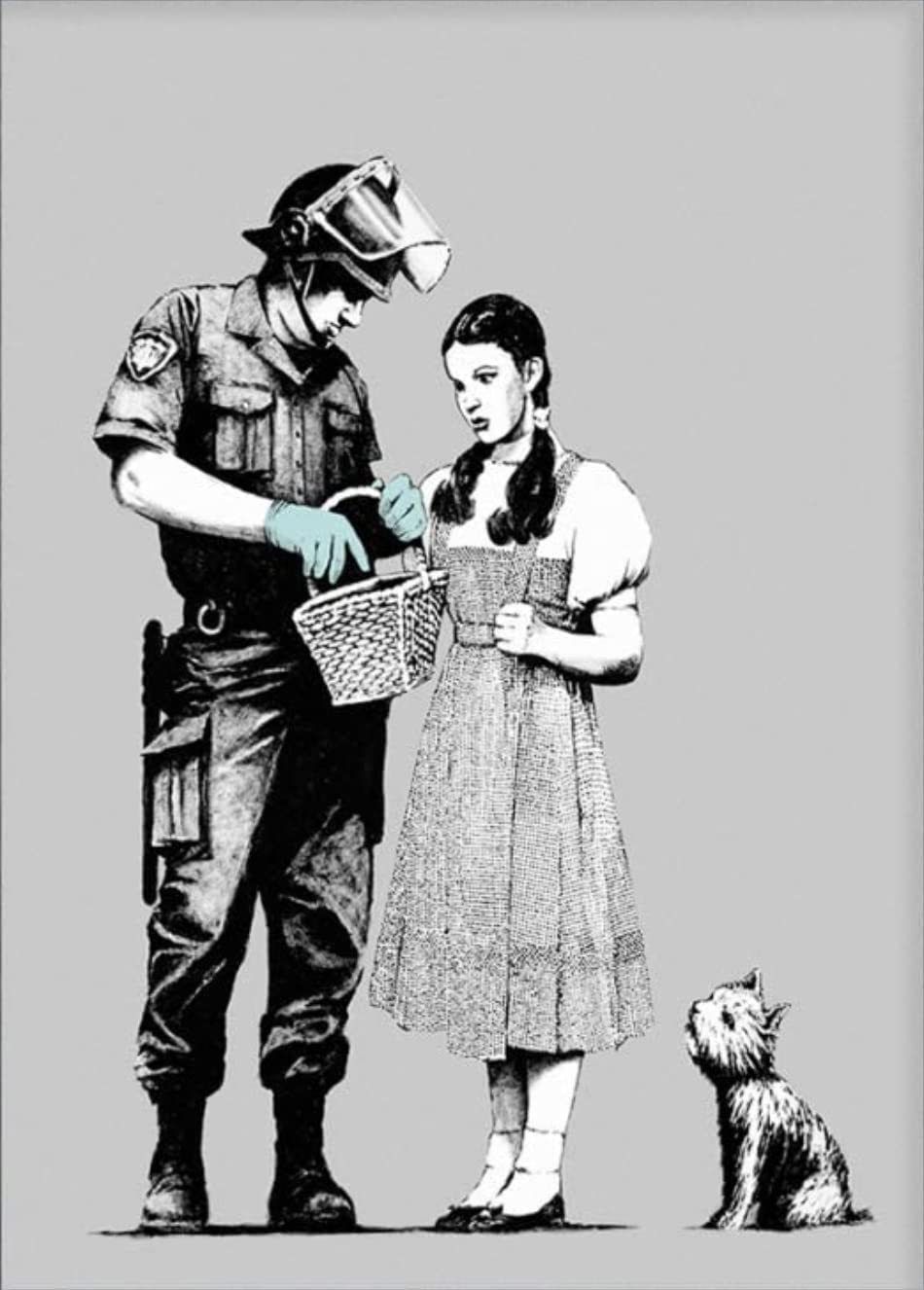 Banksy Banksy Dorothy Police Search reproduction Wall Art Poster print (A3)