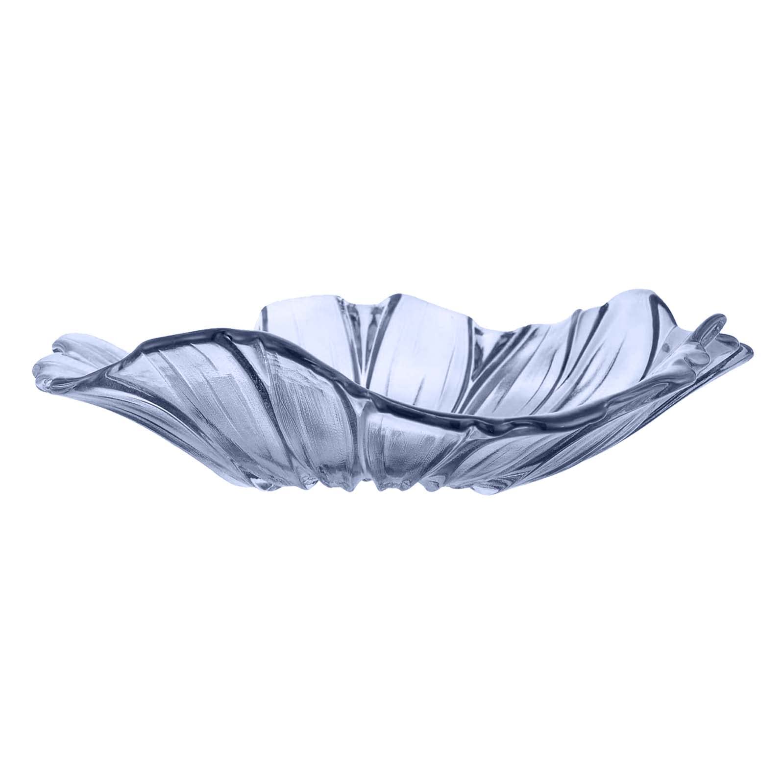 Gkesgm Art Sunflower-Shaped Crystal Glass Fruit Bowls Candy Tray Fruit Plates,Crystal Multi-color Classic Platter,Wedding Candy Storage Tray,Home