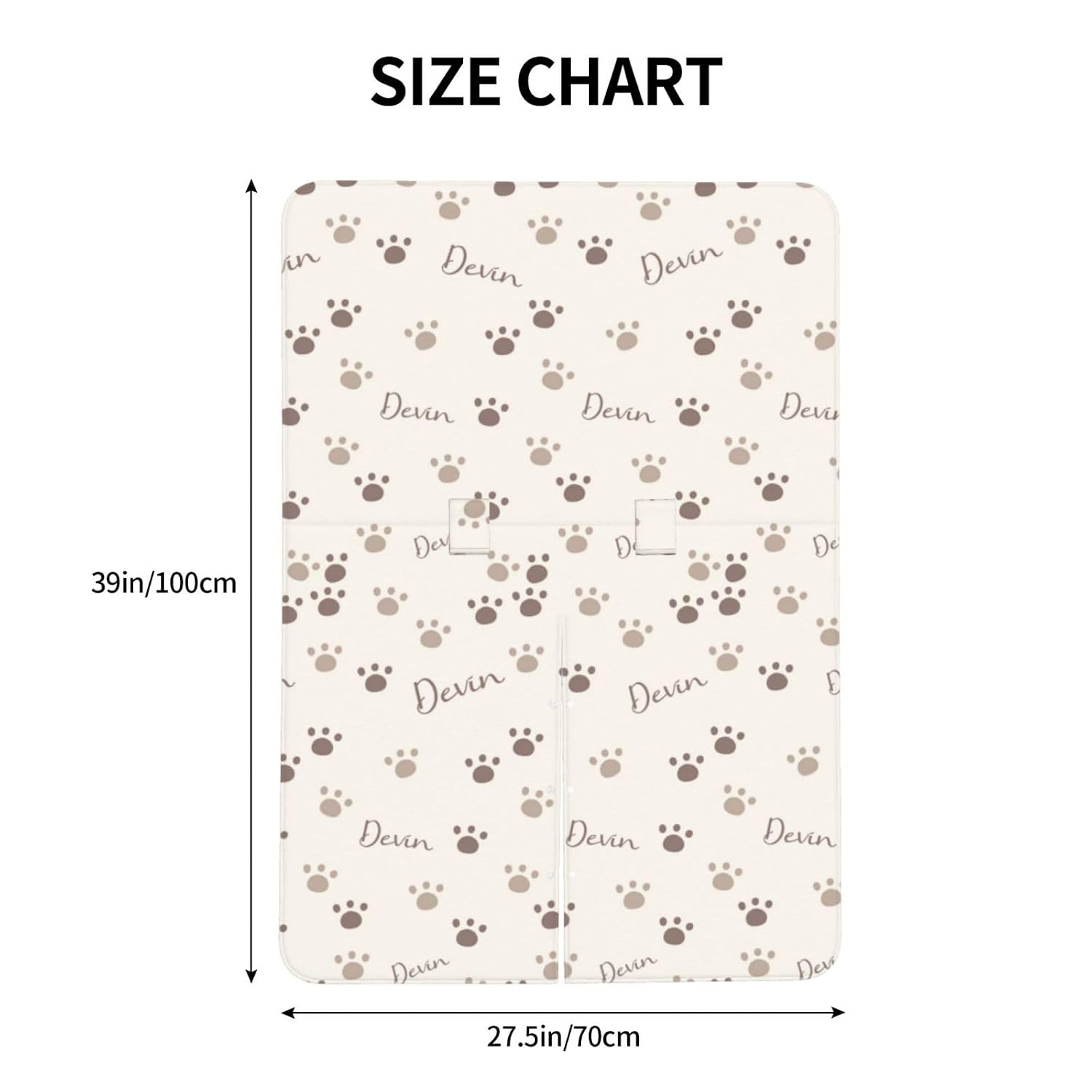 Personalized Baby Car Seat Canopy for Babies with Name, Custom Stroller Car Seat Covers for Boys Girls, Minky Nursing Carseat Cover for Breastfeeding, Car Seat Canopies for Newborn (Cute Dog Paw)