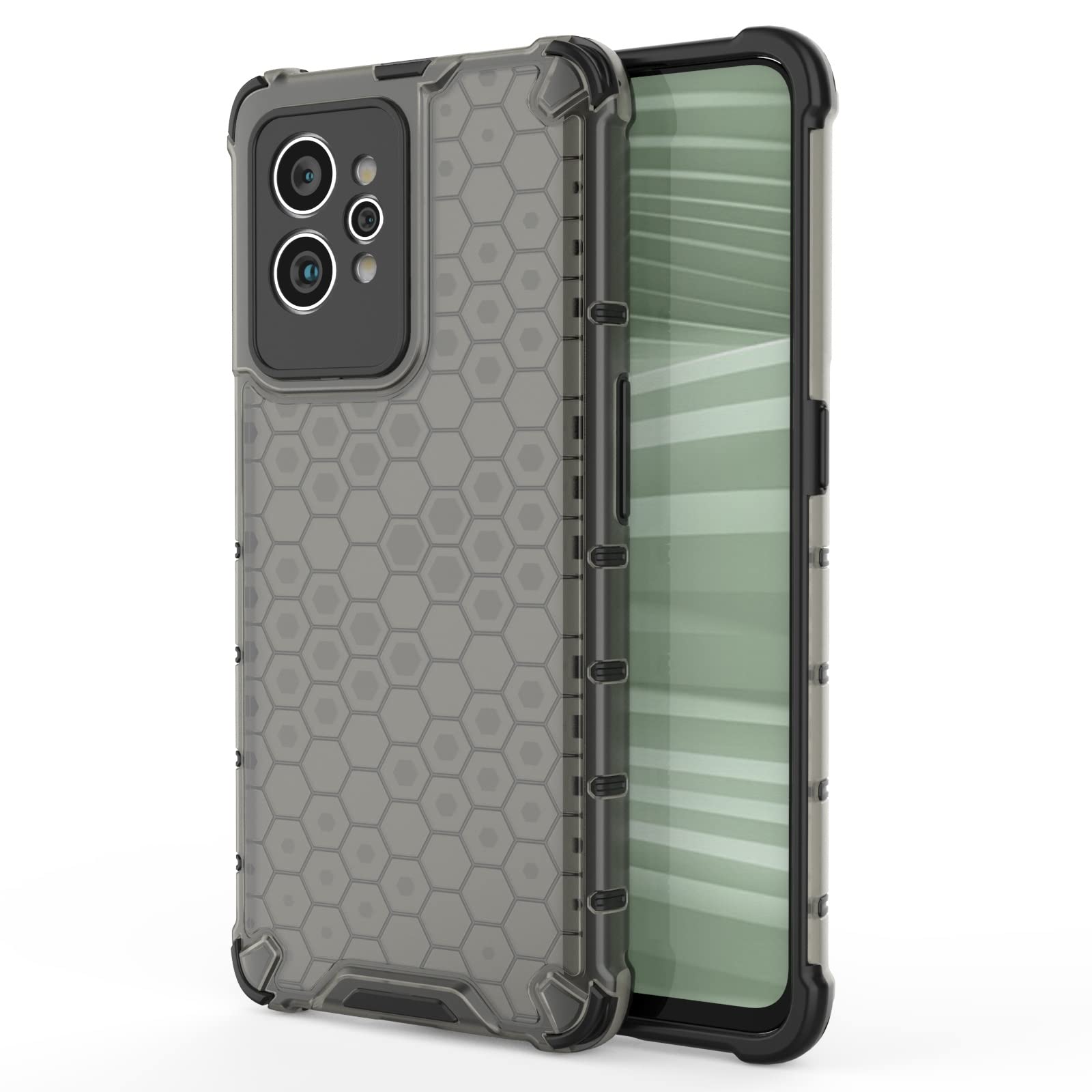 Coque Realme GT2 Pro antichoc à structure nid d'abeille 360