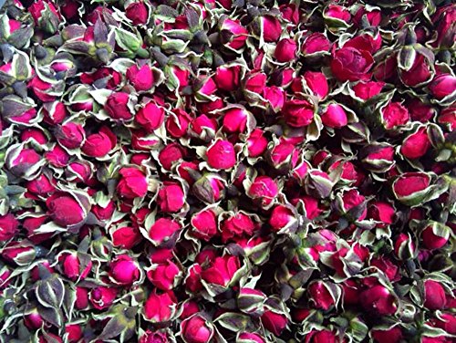 Flores secas naturales de rosa roja 4 oz miniatura 6