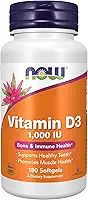 Agora alimentos, vitamina D-3, alta potência, 1.000 UI, 180 softgels