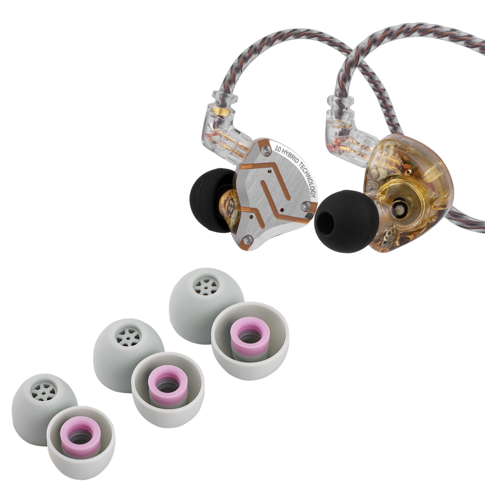 Amazon.com: Linsoul KZ ZS10 Pro 4BA+1DD 5 Driver in-Ear HiFi Metal