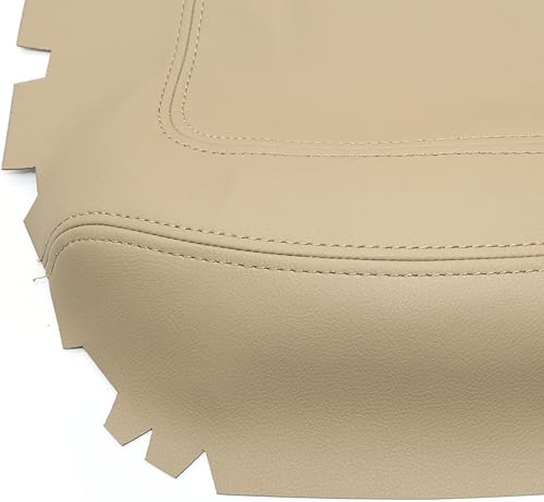 Miniatura 6 de NLQR Funda de cuero de repuesto para reposabrazos de consola central, color beige tostado, compatible con Ford F150 Lariat 1997-2003