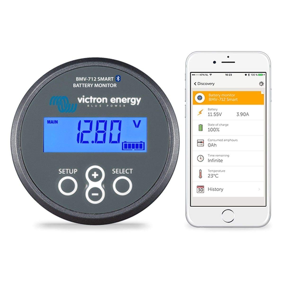 Victron Energy Blue|Grey|White Smart Bmv-712 Battery Controller.
