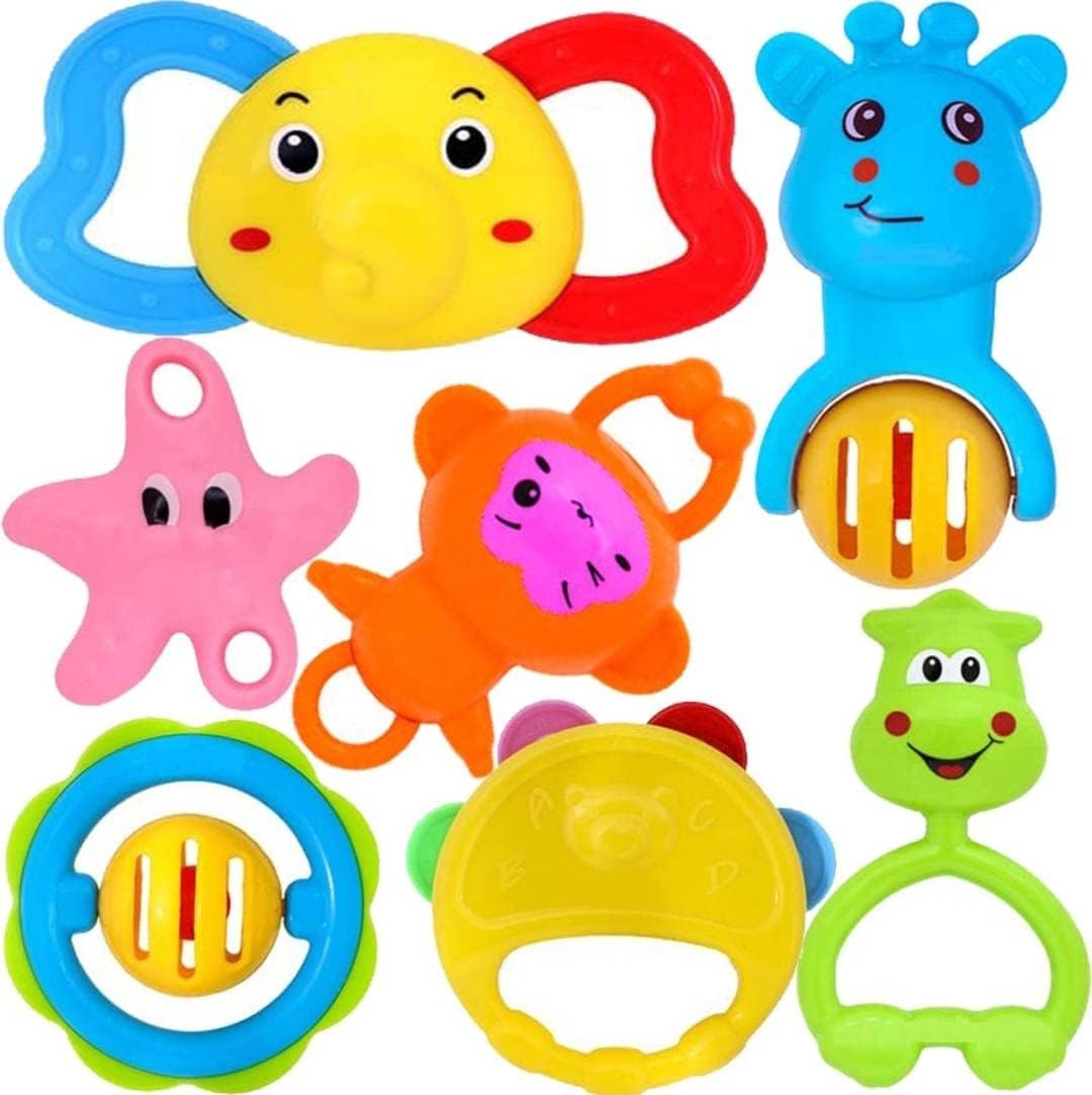 Buy Storio Baby Toys Rattles and Teethers Set for New Born Babies Toddler Infants & Children 5