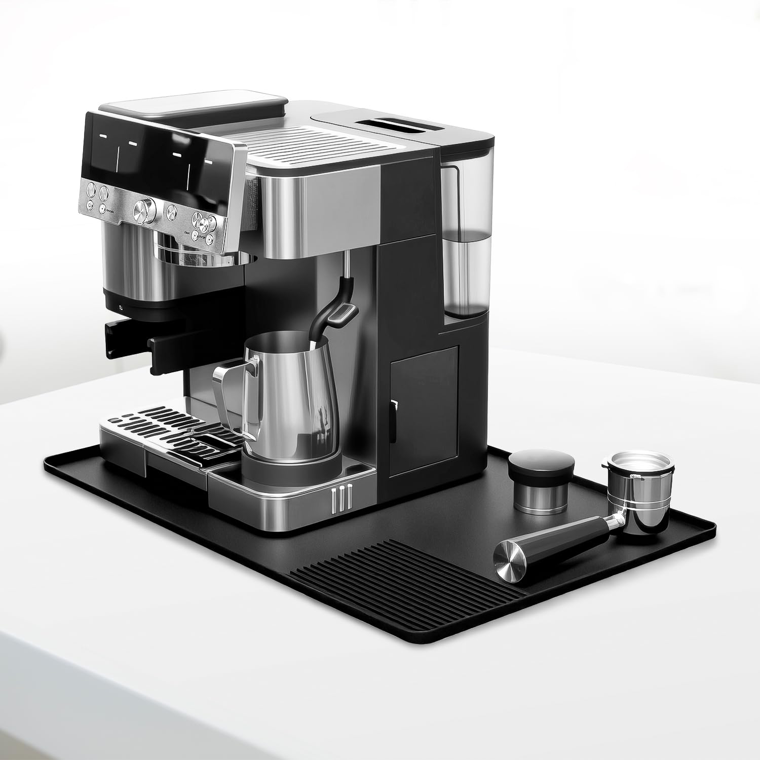  Silikon-Kaffeematte Ninja Luxe Cafe - Anti-Spritzrand für Kaffeeliebhaber bei Barzubehör
| Konvexe Silicon-Kaffeematte 