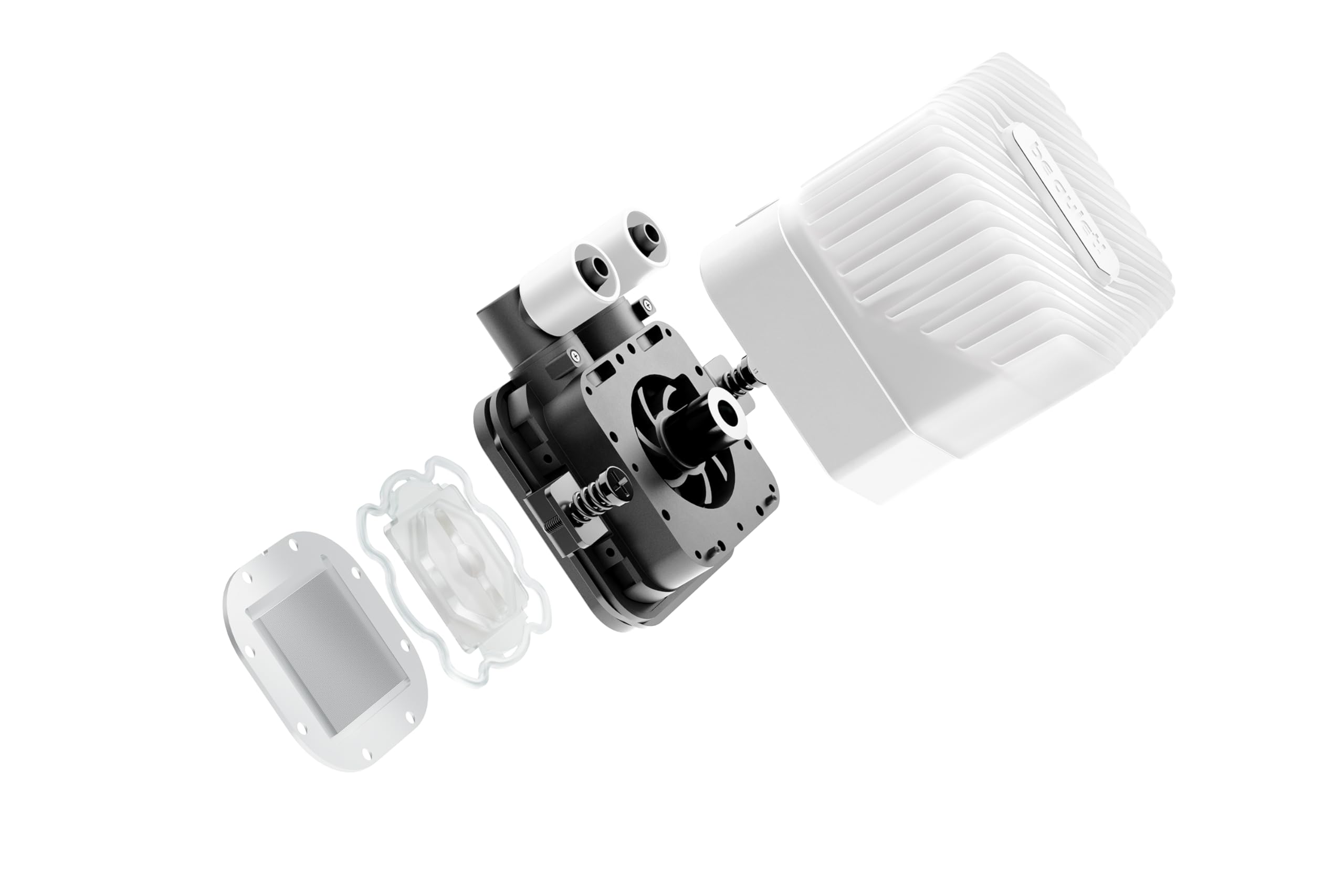 be quiet! Light Loop 360mm White dissipatore a liquido per CPU overclockate, 3 ventole ARGB Light Wings LX 120mm PWM high-speed, unità di raffreddamento con LED ARGB, prestazioni elevatissime