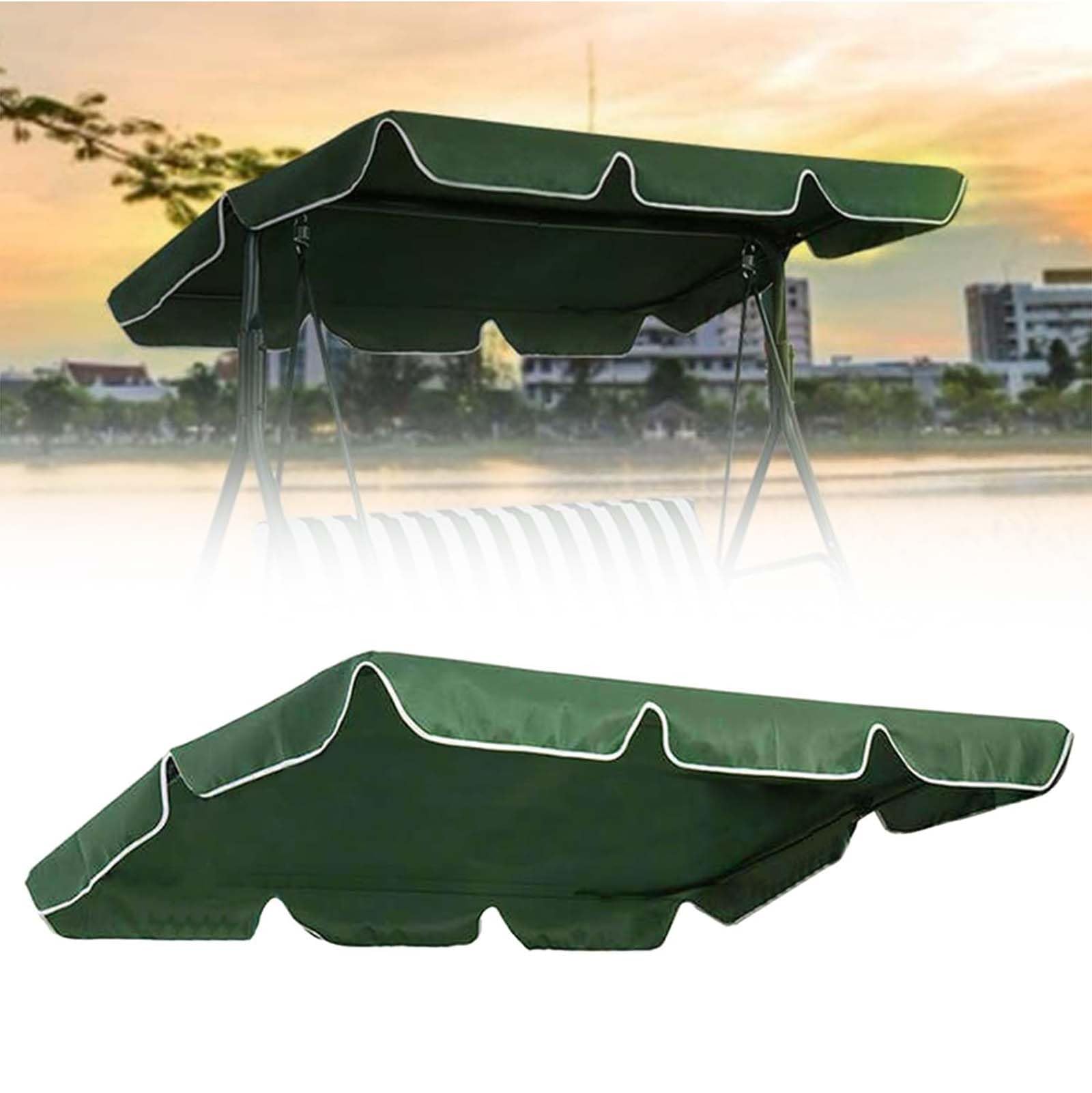 Générique Toit de Rechange pour Balancelle de Jardin Toit de Rechange pour Balancelle Extérieur Anti-UV Imperméable Toit de Remplacement pour Balançoire JardinTerrasse Balcon
