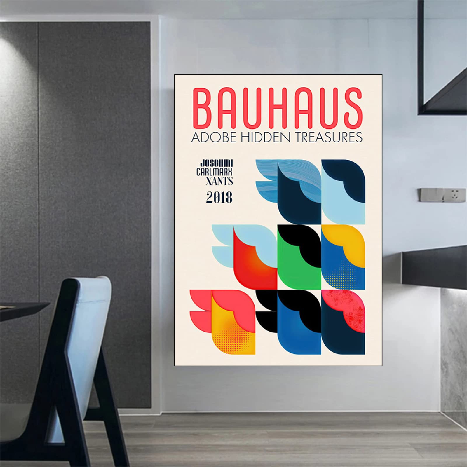 アートポスター バウハウス展1923 エキシビジョンポスター 1923年バウハウス展ポスターデザイン State Bauhaus Exhibition