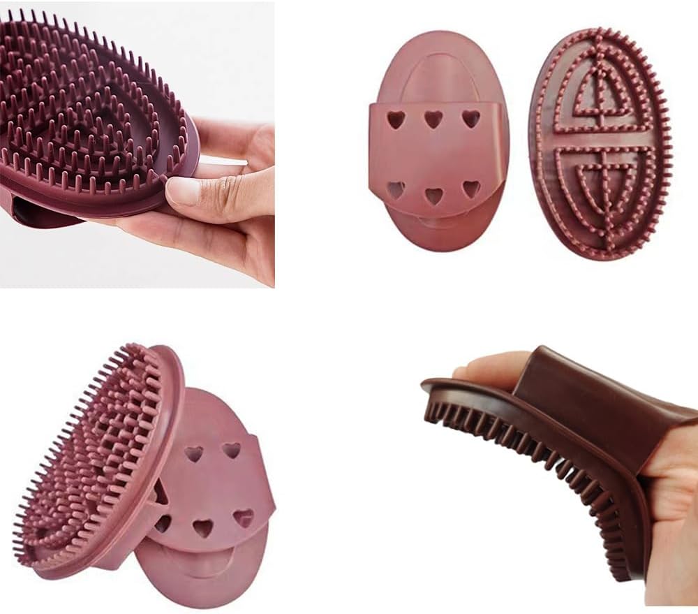 2 Pack Meridian Massage Brush Massage Therapy Tool Anti-Cellulite Meridian Massager Comb Meridians Brushes Scrubber for Cellulite Remover Oil Lymphatic Drainage Massage Oil Body Shaping - Image 3