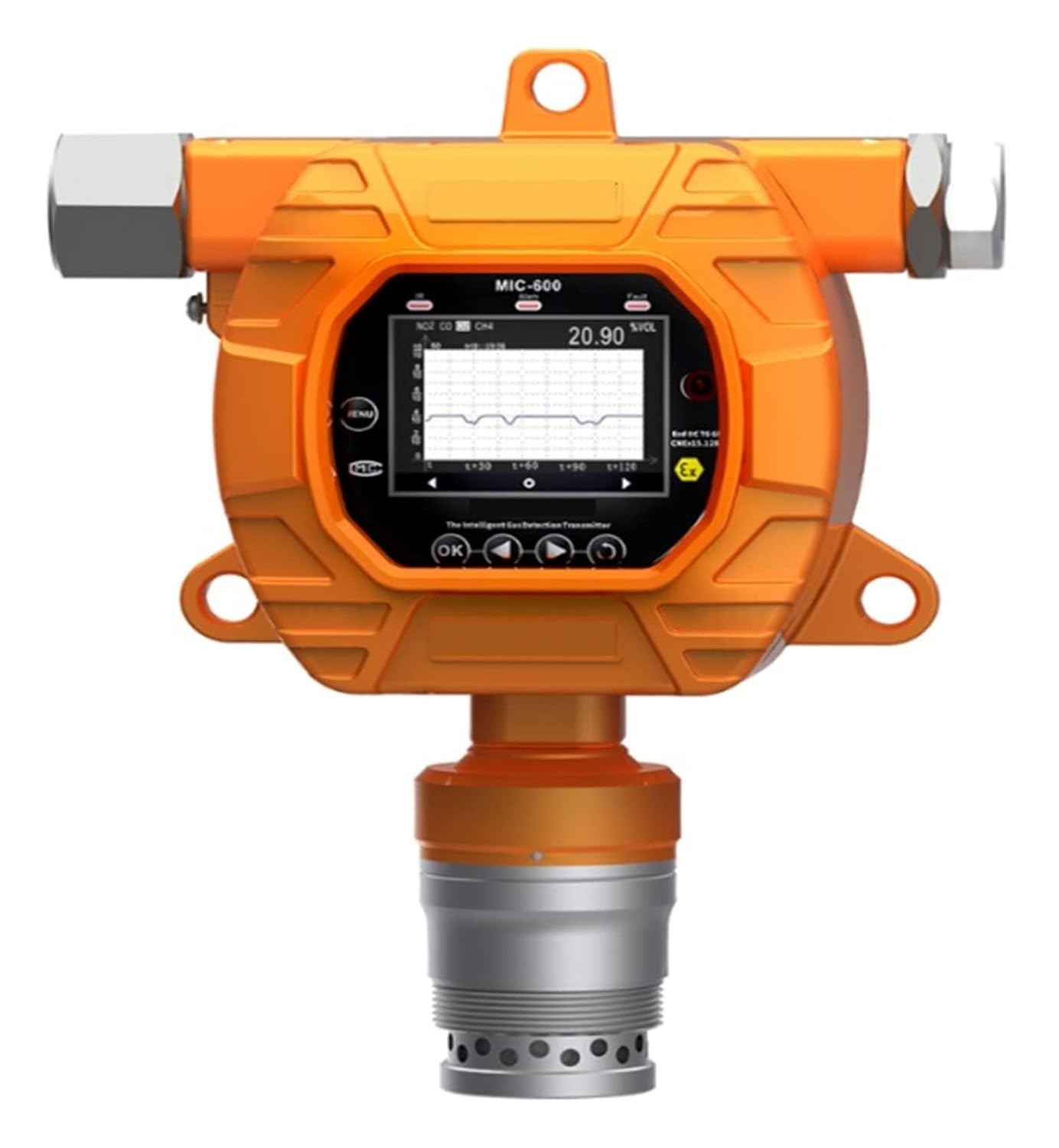 Combustible Gas Detector, Thermal Conductivity 0-1000ppm, Gas Leak Detector;to Locate Gas Leaks of Combustible Gases; W LED Alarm - Multigas Detector