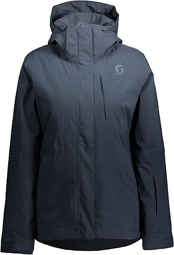 SCOTT Chaqueta de nieve Ultimate Dryo 10 para mujer (azul oscuro, XXS) 202223, Azul oscuro