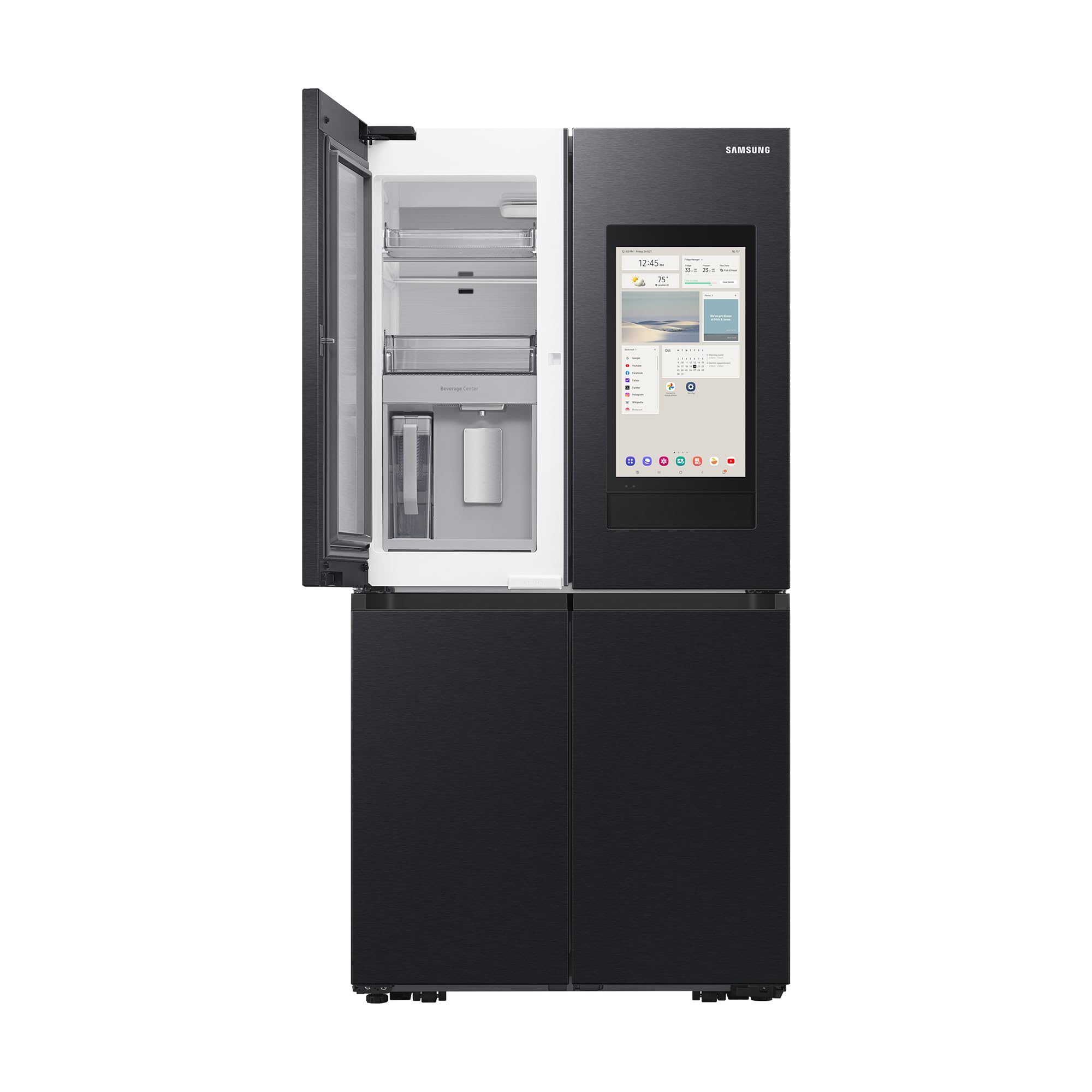 Samsung Frigorífico French Door Bespoke AI Family Hub 183cm 636L Clase E Grafito RF65DG9H0EB1EF