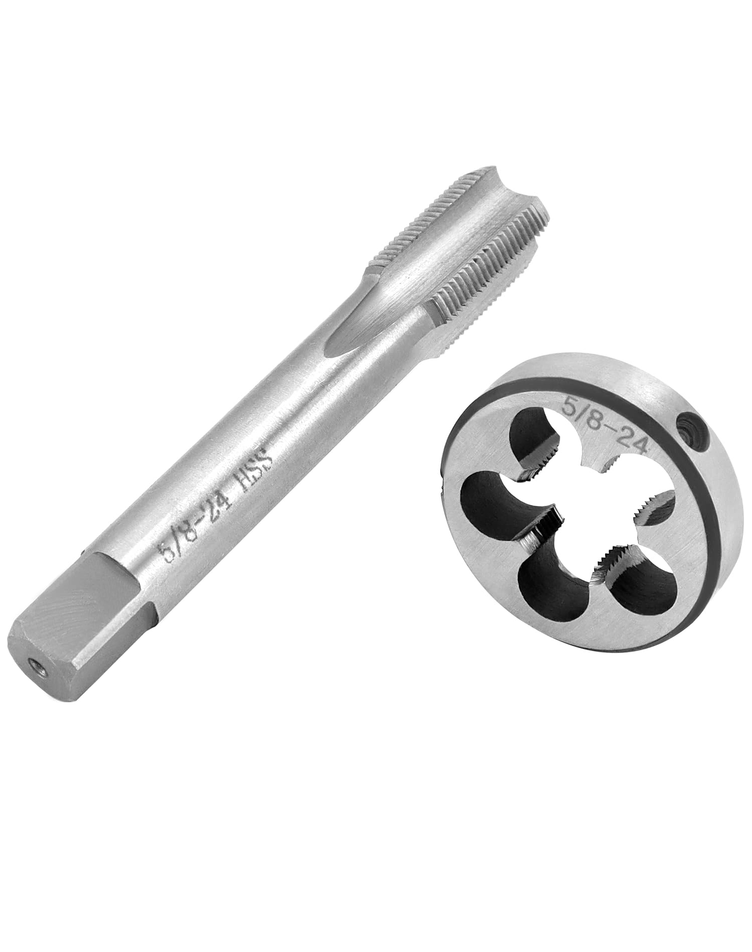QWORK 1/2"-28 UNEF Tap and Die Set, HSS Right Hand Threading Tool Kit, Round Die and Plug Tap for Metal Machining — Amazon image 7