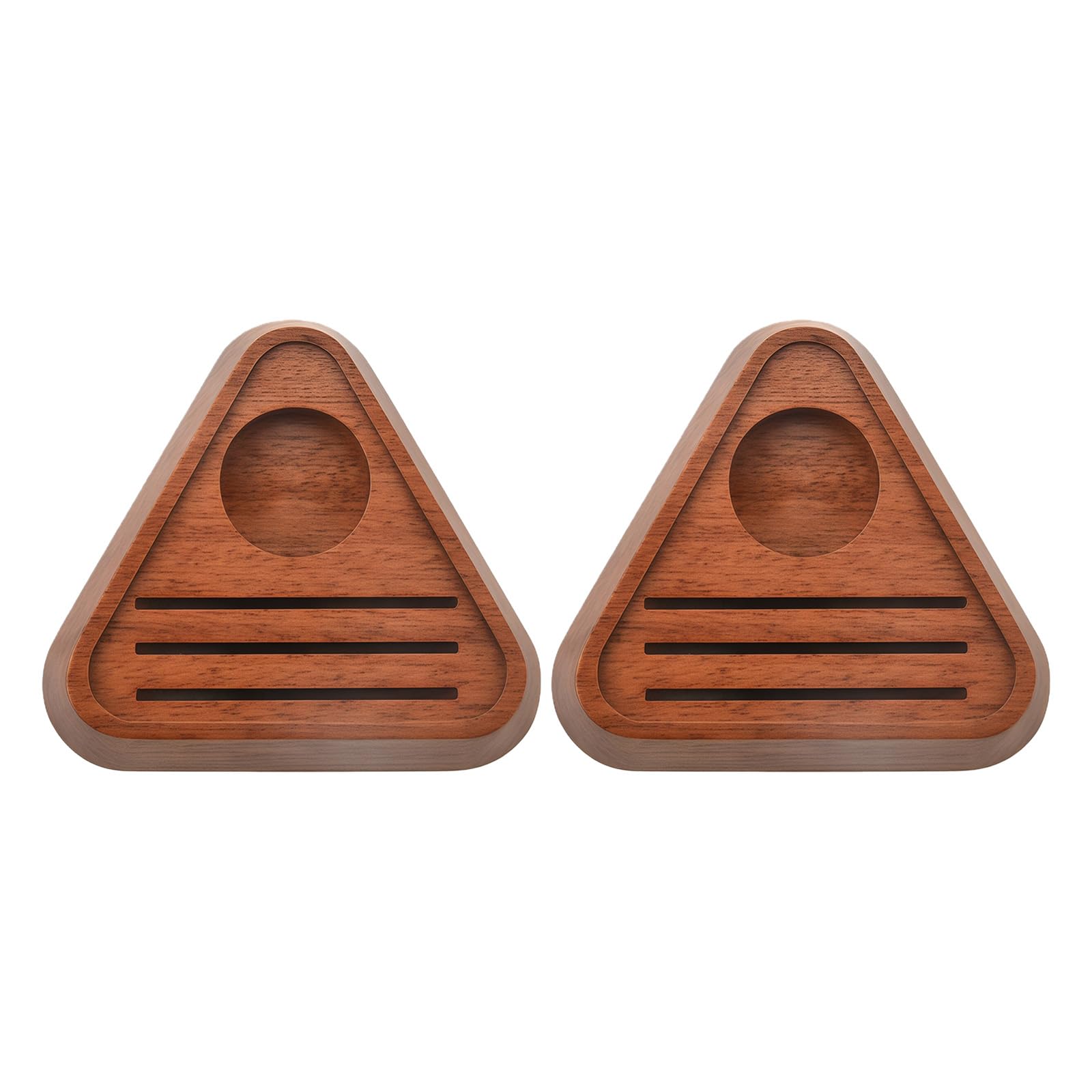 JTQYFI Wood Organizers Base for Coffee Water Separator Drying Rack Provide Quick Cleaning and Enhances Stability Coffee Shop Storage