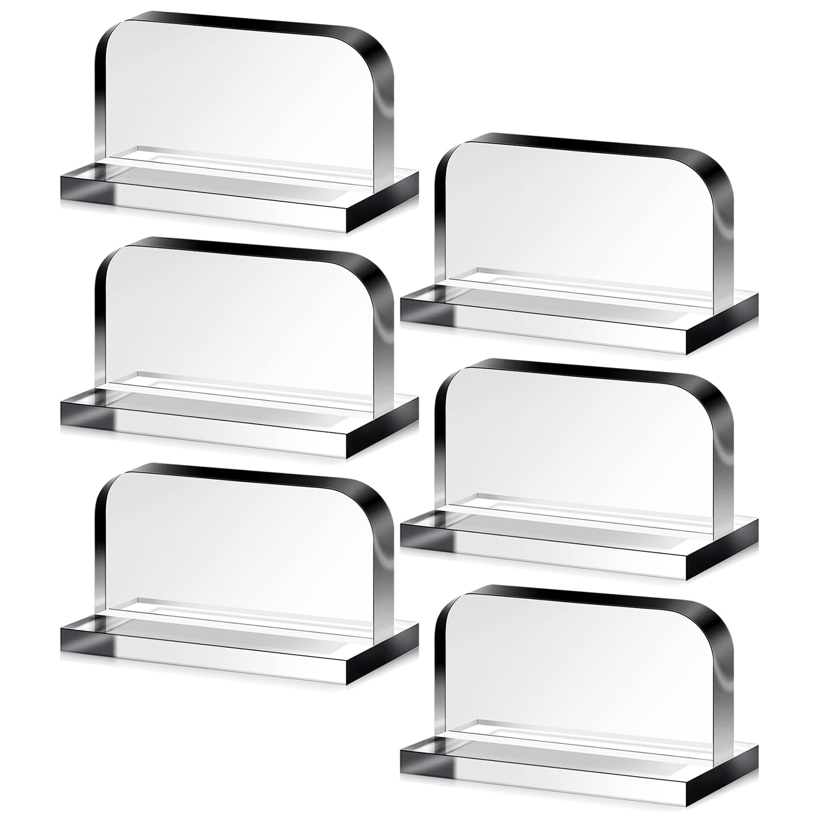 CENMOO Fish Tank Cover Handle - 6 Pieces Glass Lid Handle for Aquarium Cover | Transparent Flexible Fish Tank Cover Handles, Multifunctional Aquarium Lid Holder