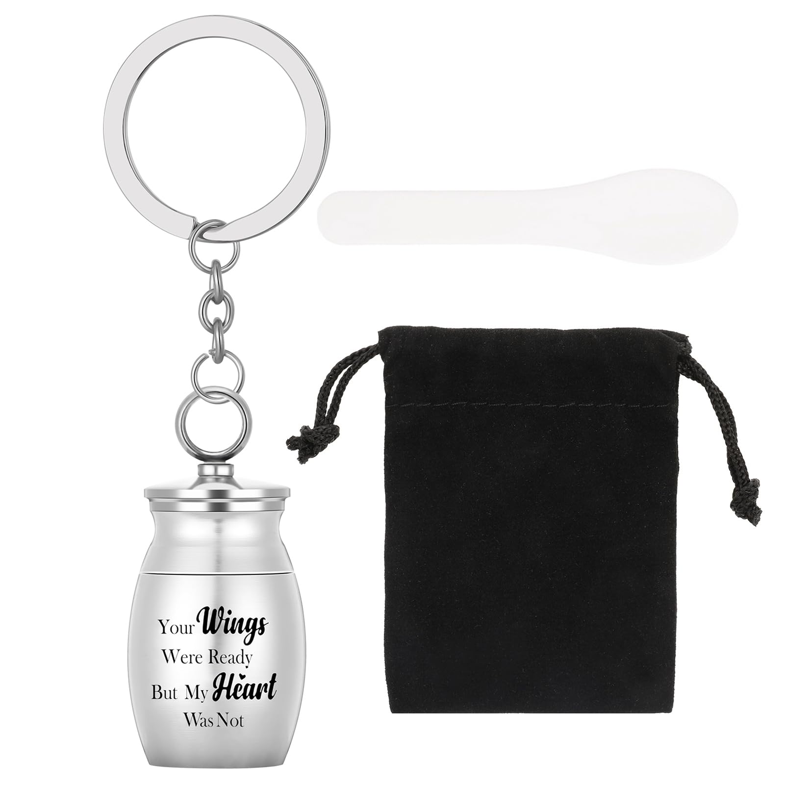 1pcs Mini Cremation Urns Small Keepsake Urns Stainless Steel Memorial Ashes Holder Cremation Jewelry for Human Pet