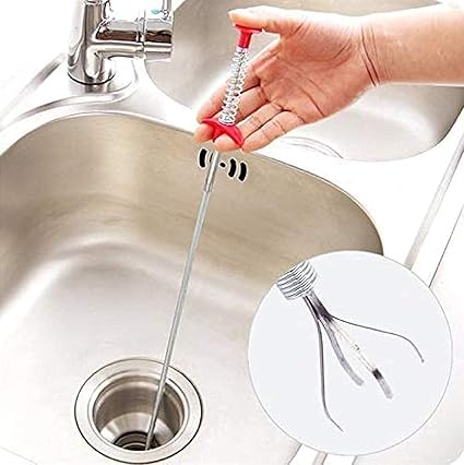 Multi-Purpose Plunger 160cm Crystal Drain Opener Water Sink Cleaner Snake Unblock Kitchen Bath Rod Hair Remover Toilet Dredge Pipe Bathroom Kitchen Clean