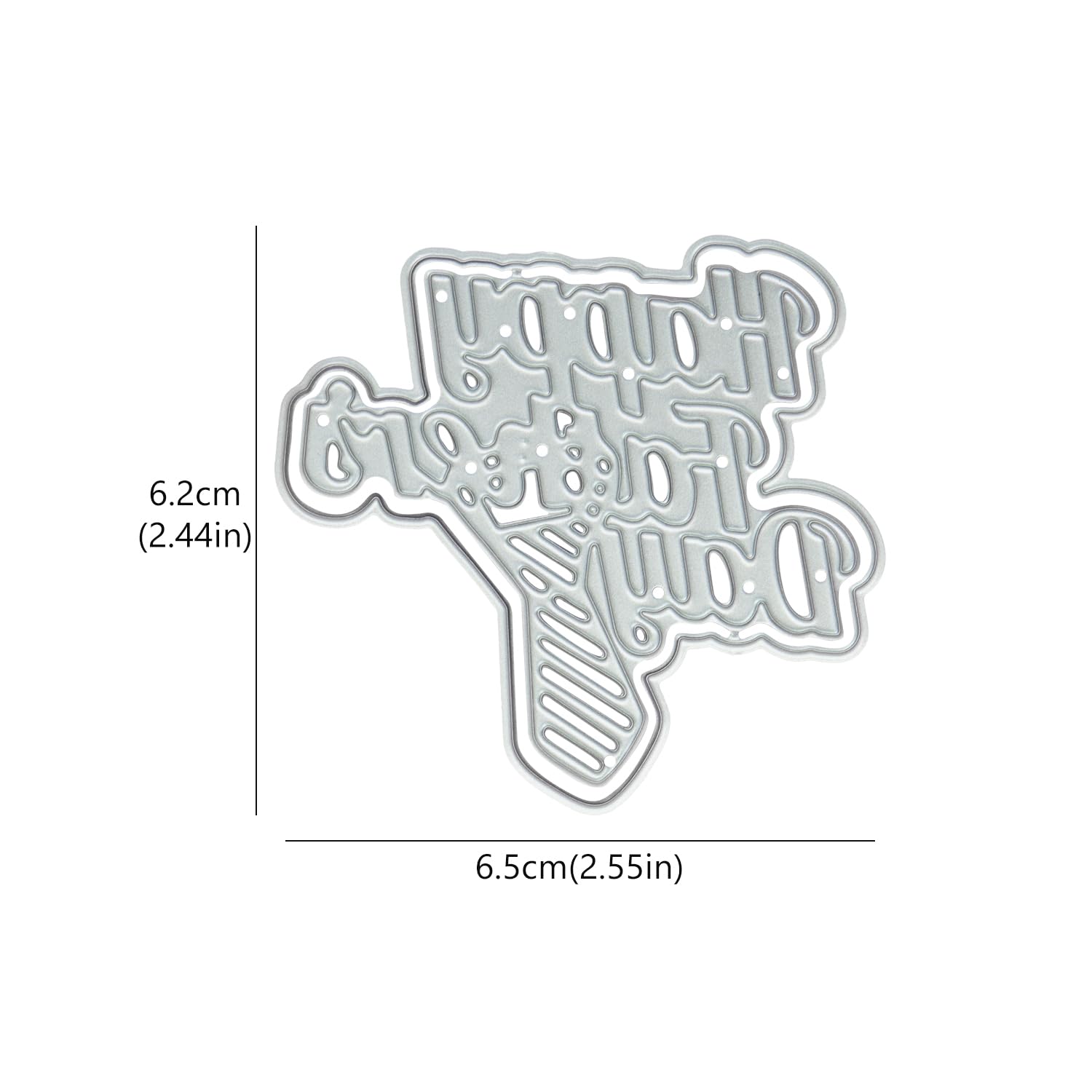 Happy Father's Day Metal Cutting Die Stencil - Carbon Steel Scrapbooking & Card Making Decoration