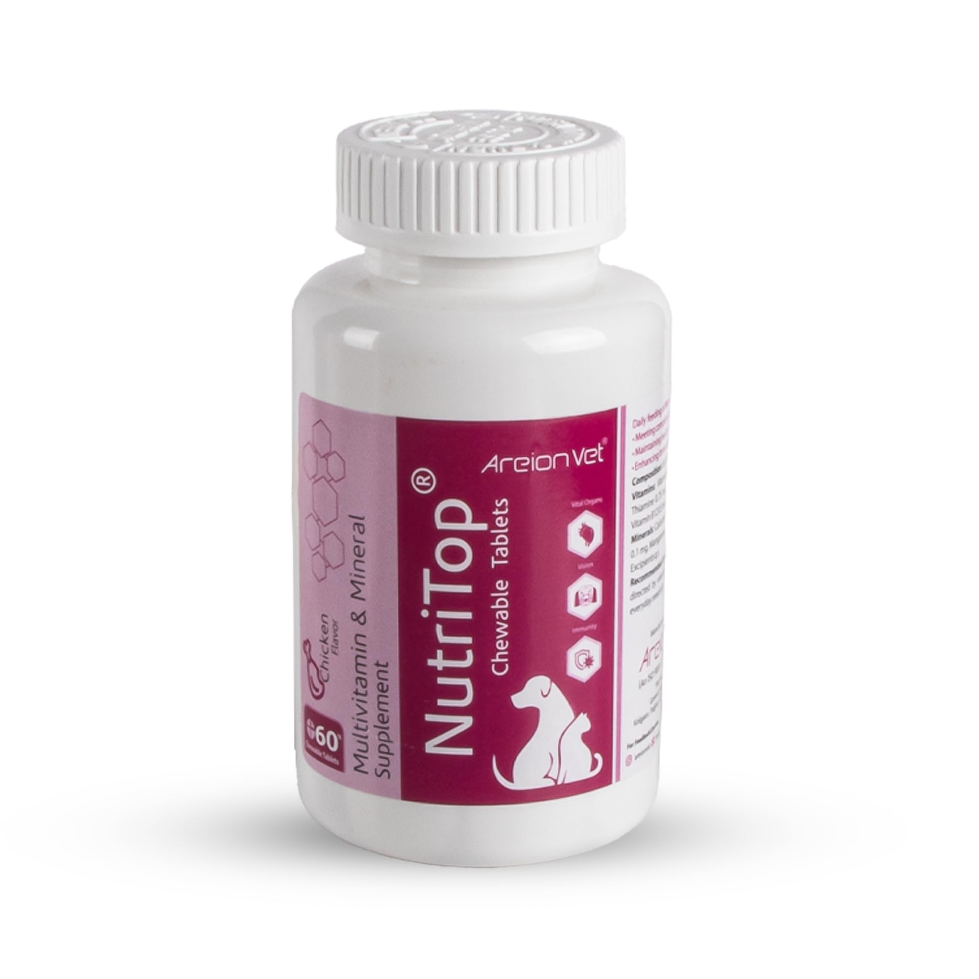 Nutritop Multi Vitamin & Mineral Pet Supplement (60 Tablets_AreNutri60) (B0BSVR1L49) Amazon Price History, Amazon Price Tracker