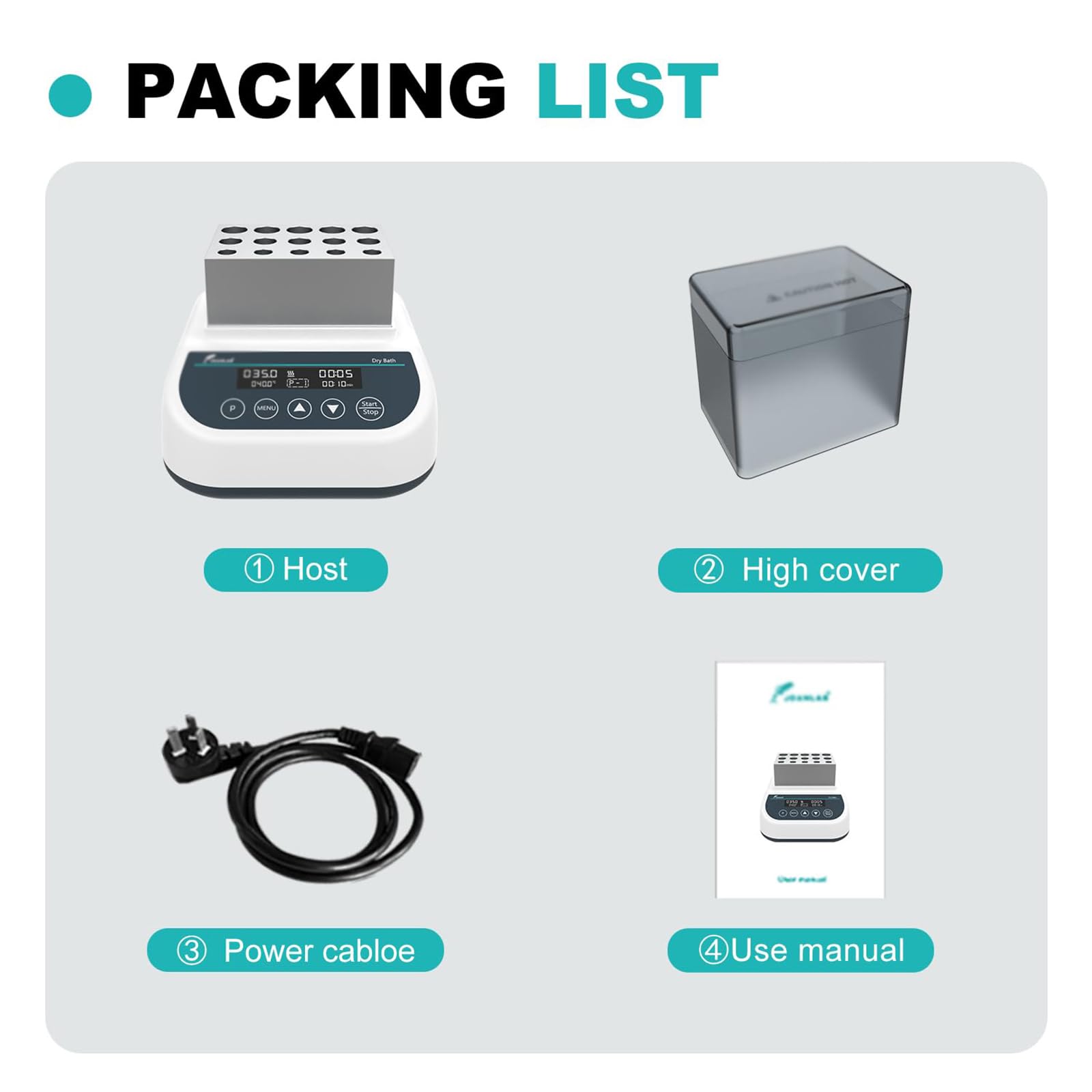 Professionelle Gel-Heizmaschine, PRP PPP Gel-Maker-Heizung, Trockenbadheizung, Zeitbereich (5 S–23 Std. 59 Min.), Digitale Tastatur, Mit Lüftungsschlitzen, Für 5 Ml/10 Ml/15 Ml,B