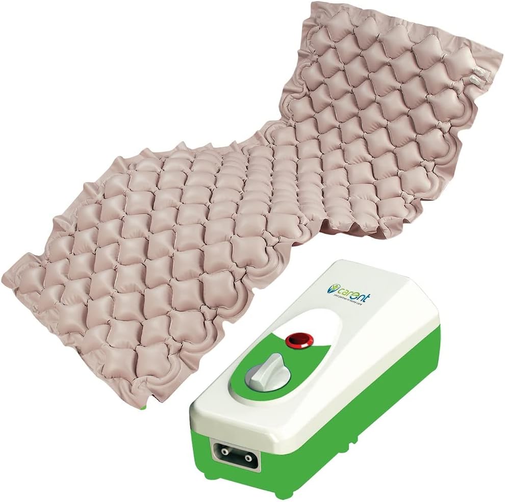 Anti Decubitus Air Pump Bubble Mattress Prevention of Bed Sore with Pump for Bedridden Patients, Men & Women - QDC303 | CE & FDA Certified
