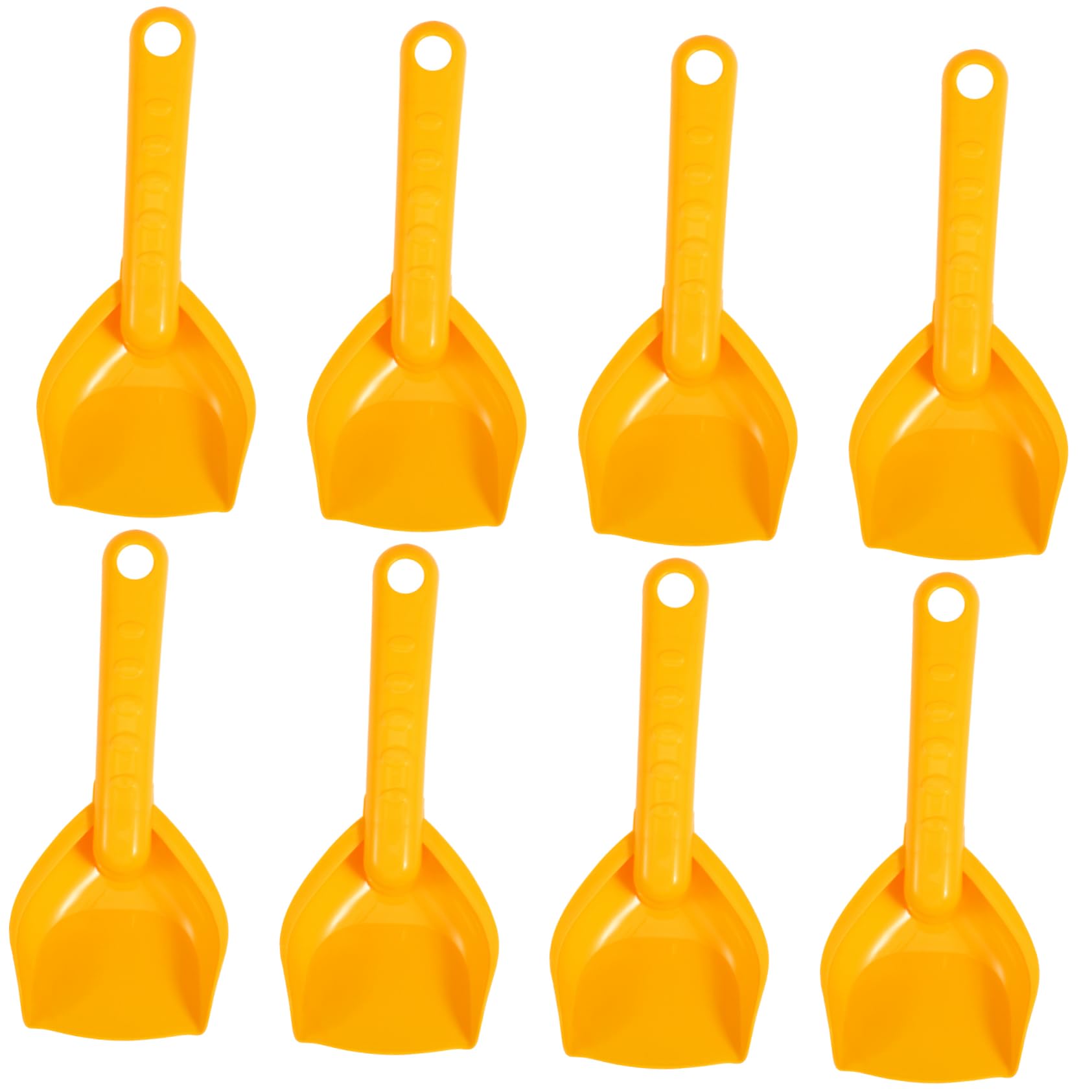 Set de 8 Palas de Playa de Plástico para Niños Juguetes para Playa y Fiesta Verano Accesorios para Excavar Arena al Aire Libre