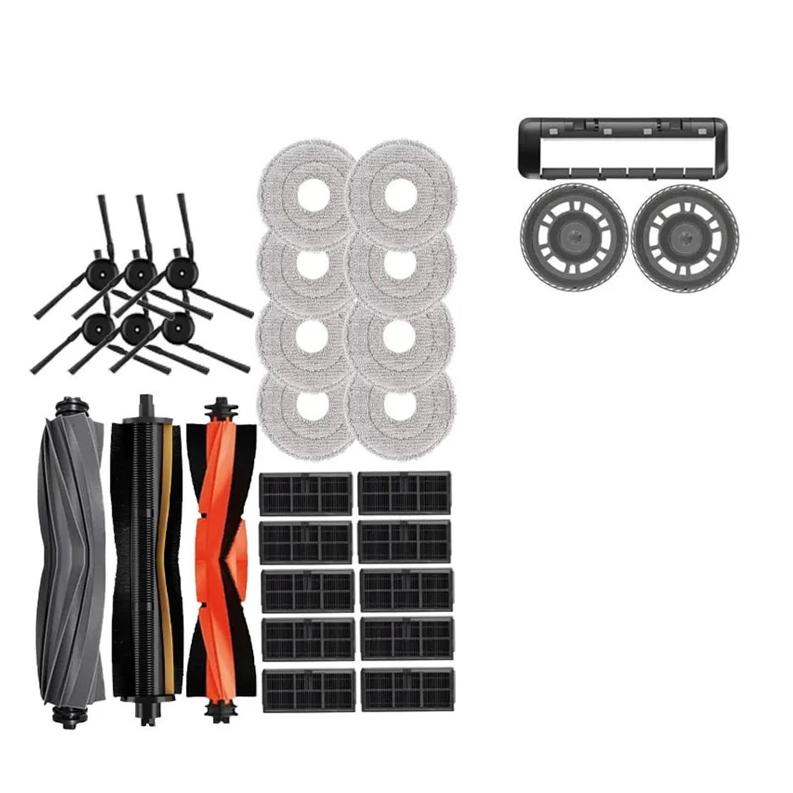 Piezas De Repuesto De Aspiradora,Compatible Con Mova | P50 Pro Ultra,P10 Pro Ultra P50 Pro Ultra,P10 Pro Ultra Accesorios Cepillo Lateral Principal Filtro Paño De Limpieza(I)