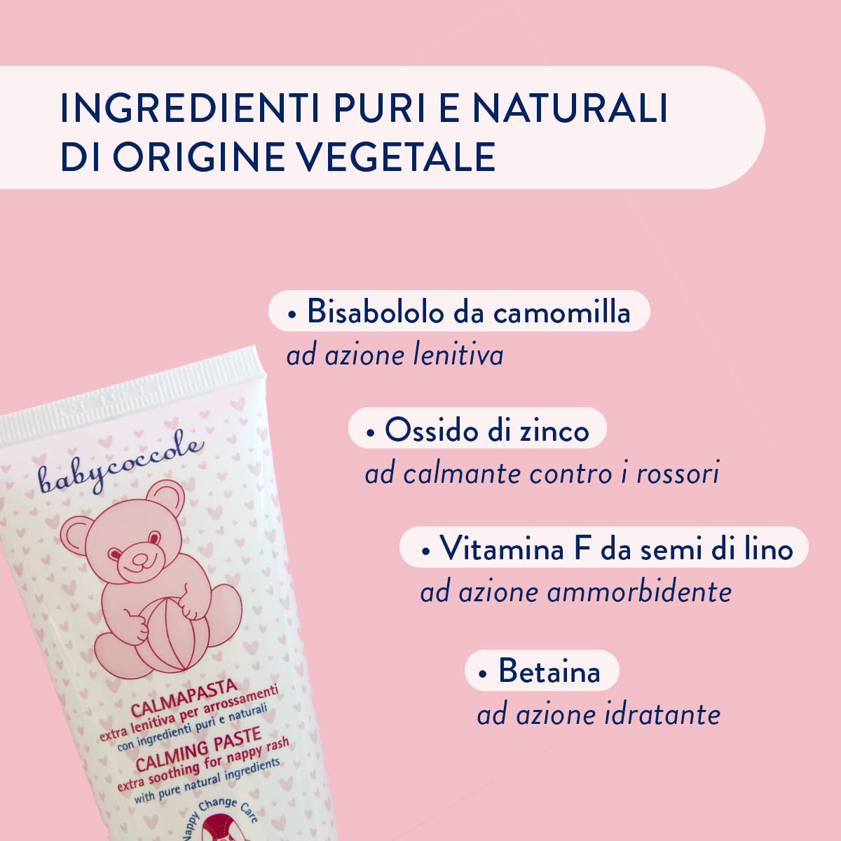 Babycoccole Kit 3 Pezzi Calma Pasta Extra Lenitiva Ossido di Zinco 20% Crema Cambio Pannolino 3x75ml