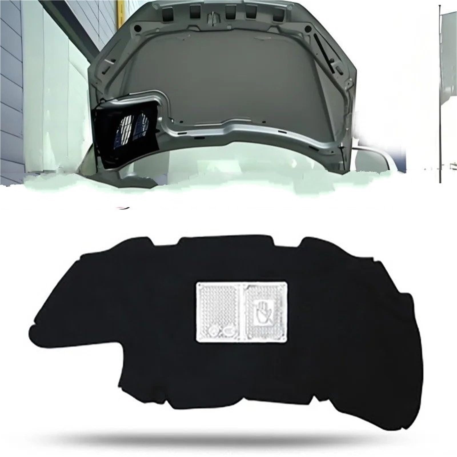 Pour Peugeot 206 06–13 Couvercle D'isolation Phonique Avant Automatique