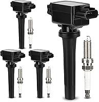 Vista 16 de Bobina de encendido UF669 y bujía de iridio doble 1675 compatible con Chevy Cruze Sonic Trax Volt Buick Encore Cadillac ELR D521C y PFR7S8EG